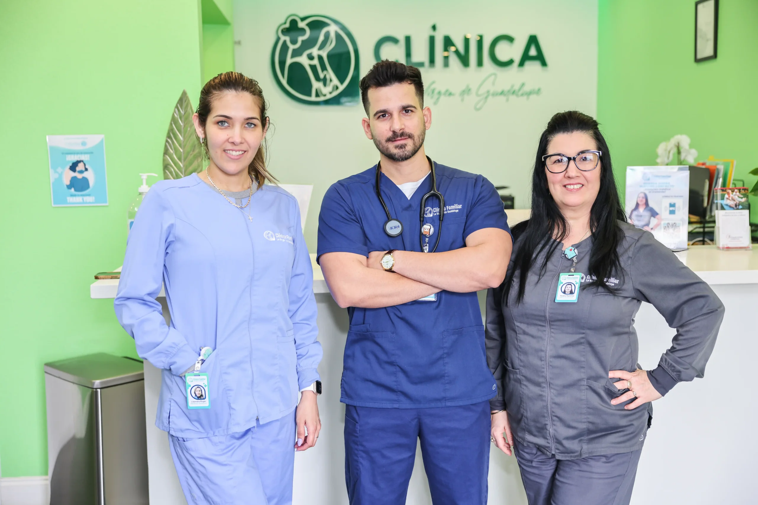 Equipo de trabajo Clínica Richardson Equipo de trabajo de la Clínica la Virgen de Guadalupe sede Richardson