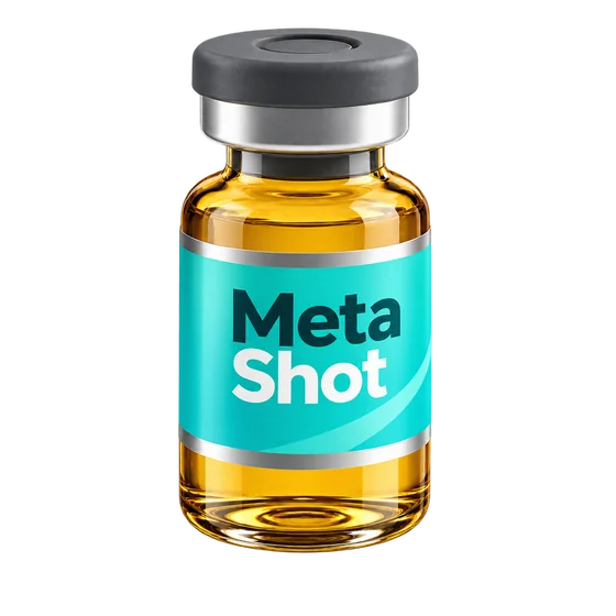 Vial de MetaShot, tirzepatida compuesta